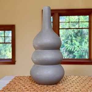 NWT WEST ELM STONEWARE VASE